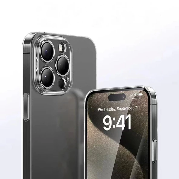 Apple iPhone 15 Pro Kılıf Toz Önleyici Redclick Helo Kapak - Resim 6