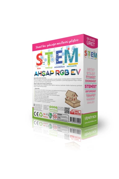 Stemist Box Ahşap RGB Ev - 2