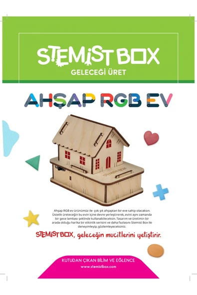 Stemist Box Ahşap RGB Ev - 5