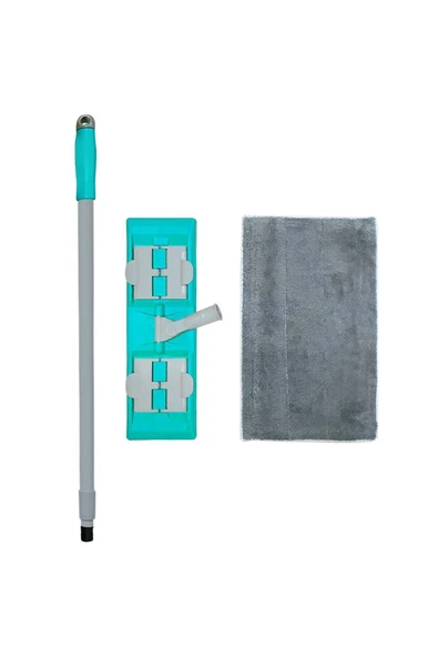 SMARTER MAGIC MOP + 3 YEDEK MOP PASPAS MANDALLI  YER YÜZEY TEMİZLİK HAVLUSU BEZİ UYUMLU - 5