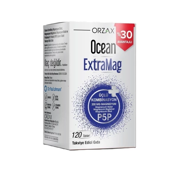 Ocean ExtraMag 120 Tablet - SKT:08/2027