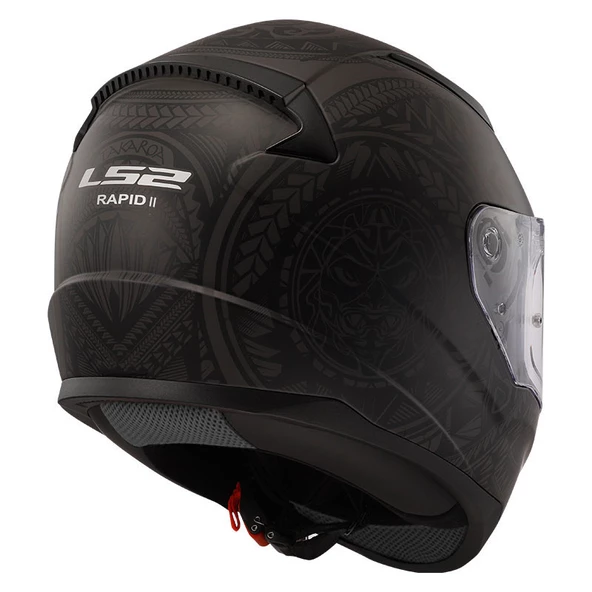 LS2 RAPID 2 TAKAROA MAT SİYAH KASK M - 5