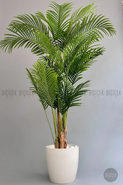 BİÇİÇEK Yapay Areka Palmiyesi 200 cm saksıda