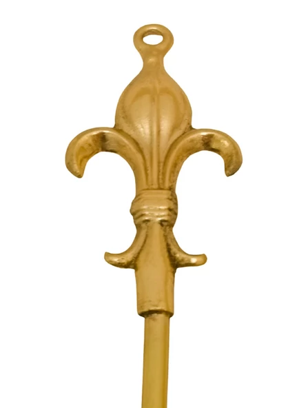 Ayakkabı Çekeceği İzci Motifli Uzun 565Mm Pirinç Döküm - 2