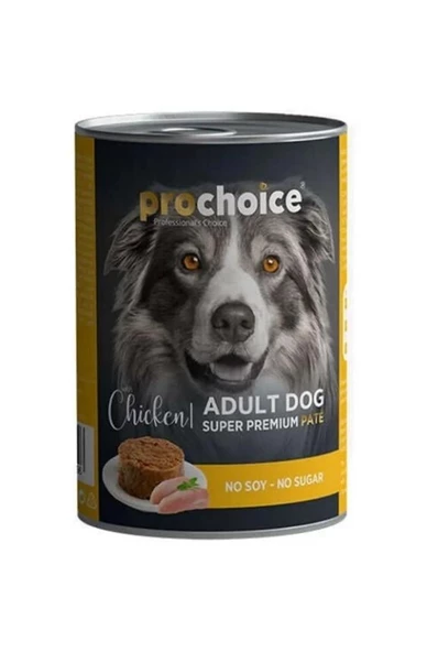 Pro Choice Chicken Tavuk Etli Tahılsız Köpek Konservesi 400 gr