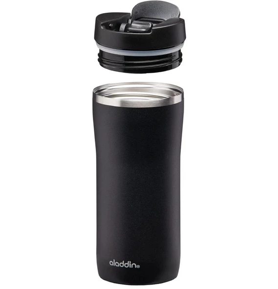 Aladdin 10-09363-007 Mocca Thermavac Leak-Lock Çelik Termos Bardak 0.35L Siyah - 4