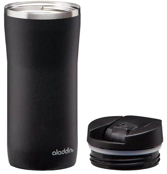 Aladdin 10-09363-007 Mocca Thermavac Leak-Lock Çelik Termos Bardak 0.35L Siyah - 2