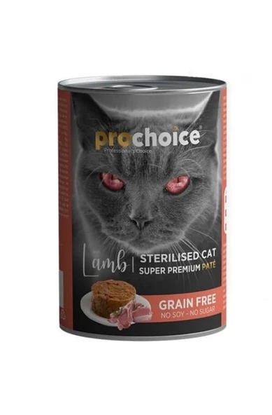 Pro Choice Sterilised Kuzulu Kısırlaştırılmış Konserve Kedi Maması 400 Gr