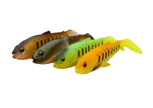 Craft Cannibal Paddletail 12.5 Cm 20 Gr Dark Water Mix 4 Adet Silikon Yem