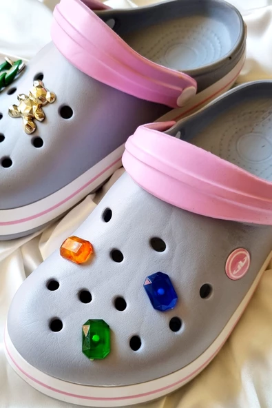 Terlik Aksesuarı,Jibit Kadın Terlik Süsü,Terlik Süsü, 5'li Terlik Süsü2 - 2