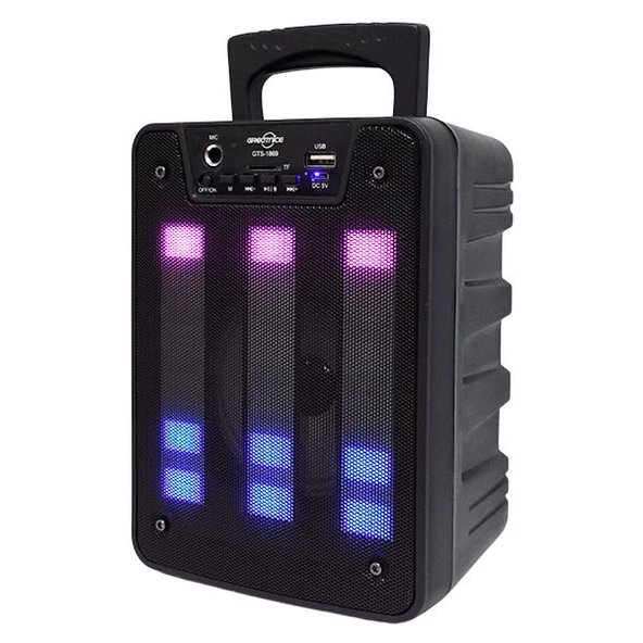 Polygold Greatnice GTS1869 Mikrofonlu 4 İnç Radyolu Rgb Ledli Bluetooth Hoparlör - 3