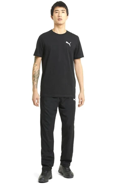 Puma Active Woven Erkek Siyah Günlük Stil Eşofman Altı 586732-01 - 3