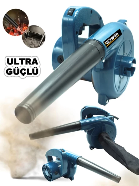 ROWERMAX 8700VFX Turbo Motor PRO-es Seri 6 Kademeli Hava Üfleme ve Emme Makimesi