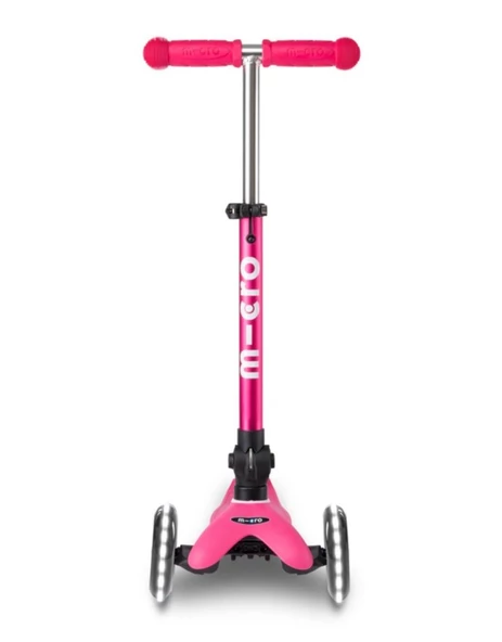 Mini Micro  DELUXE FOLDABLE LED PINK Çocuk Scooter MCR.MMD197 - Resim 3