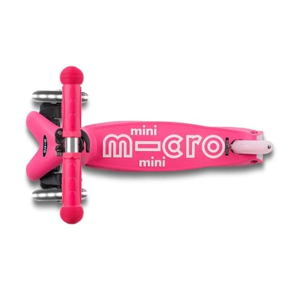 Mini Micro  DELUXE FOLDABLE LED PINK Çocuk Scooter MCR.MMD197 - Resim 6