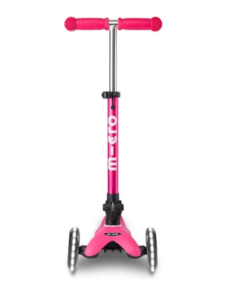 Mini Micro  DELUXE FOLDABLE LED PINK Çocuk Scooter MCR.MMD197 - Resim 3