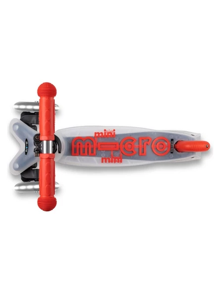 Mini Micro DELUXE FLUX LED RED Çocuk Scooter MCR.MMD206 - Resim 3