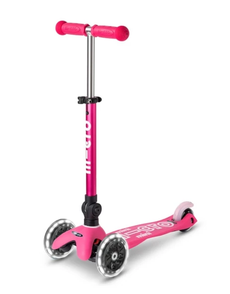 Mini Micro  DELUXE FOLDABLE LED PINK Çocuk Scooter MCR.MMD197 ürün görseli