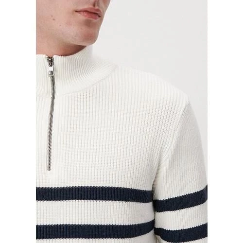 ÇİZGİLİ FERMUARLI KAZAK - 10