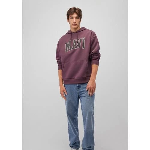 MAVİ BASKILI SWEATSHIRT