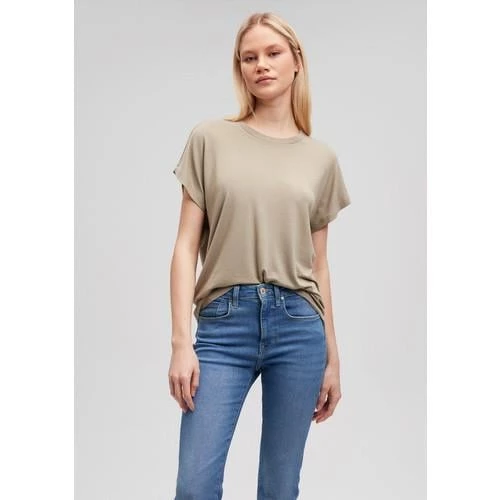 BİSİKLET YAKA BASİC TİŞÖRT - Resim 2