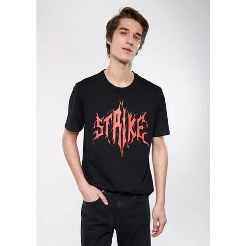 STRIKE BASKILI TİŞÖRT