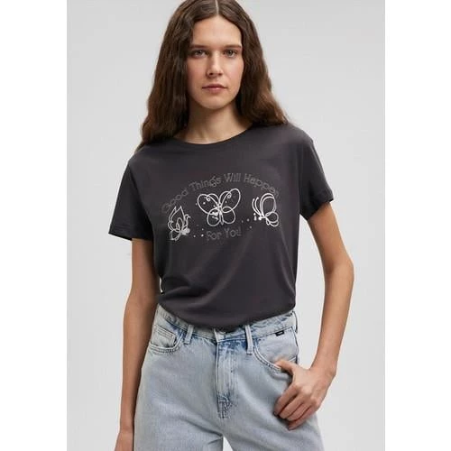 KELEBEK BASKILI TİŞÖRT - 6