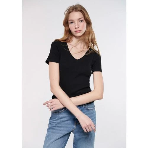 V YAKA KISA KOL TİŞÖRT - 6