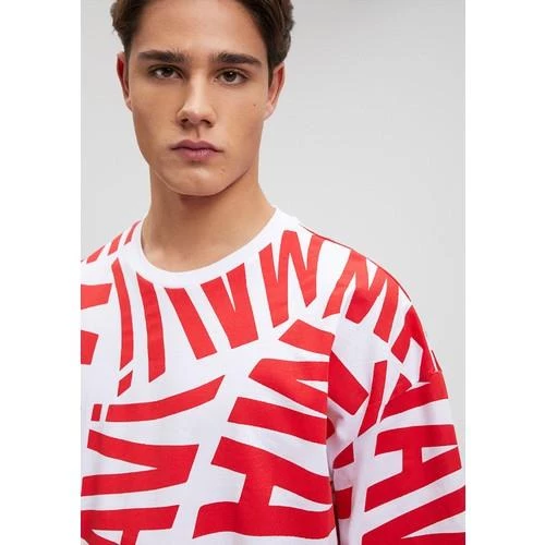 MAVİ BASKILI TİŞÖRT - 10