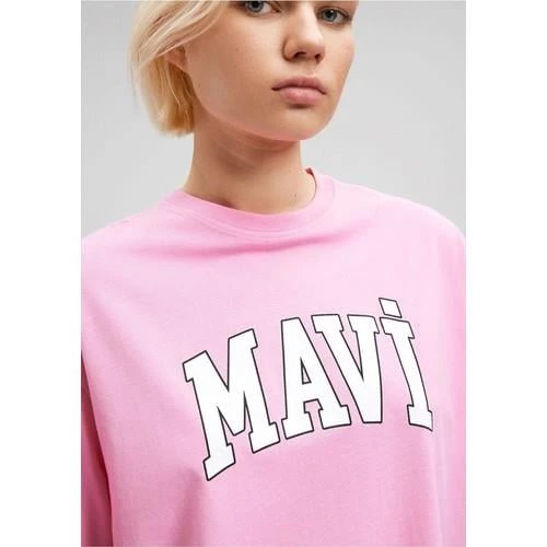 MAVİ BASKILI TİŞÖRT - 6