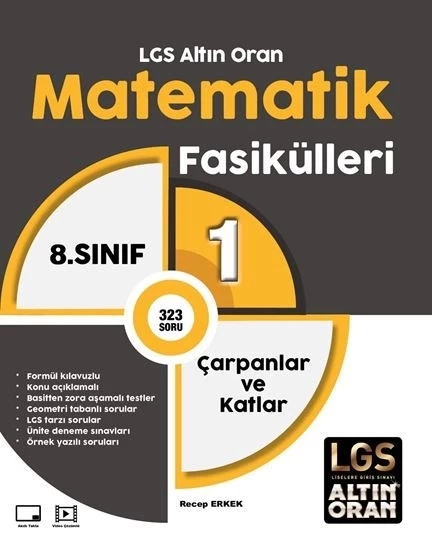 Altın Oran 8. Sınıf Matematik Fasikül Çarpanlar ve Katlar