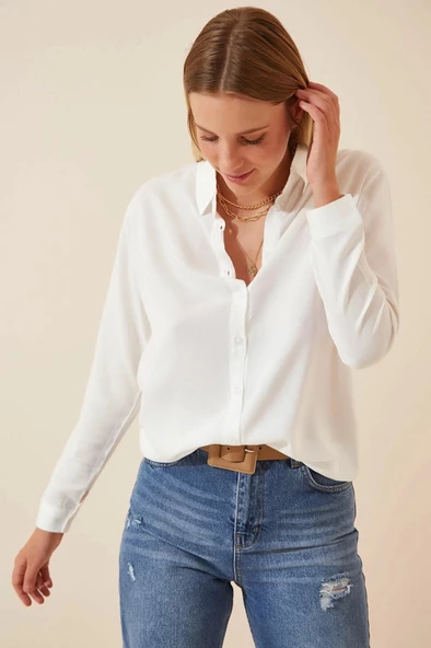 Dokuma Viskon Kumaş Efsane Gömlek - Resim 3