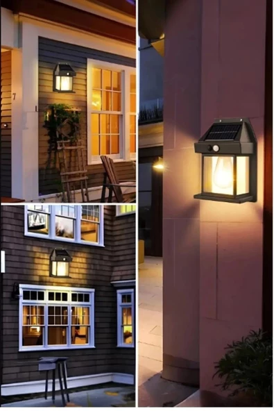 SOLAR LED DUVAR LAMBASI - GÜNEŞ ENERJİLİ DUVAR LAMBASI - 6