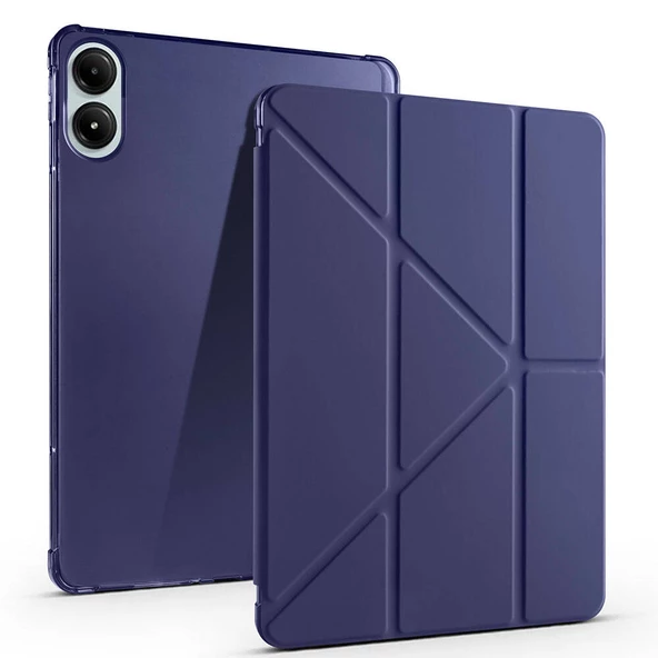 Xiaomi Poco Pad Kılıf Tri Folding Kalem Bölmeli Standlı Kılıf - Resim 7