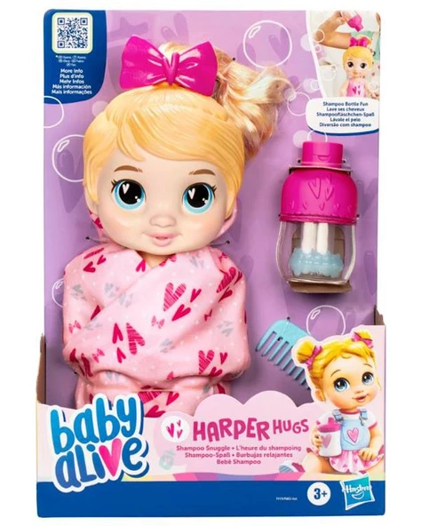 Baby Alive Bebeğimle Şampuan Eğlencesi F9119