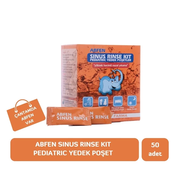 Abfen Sinus Rinse Pediatric 50 Yedek Poşet