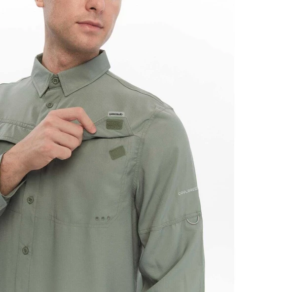 FreeCamp Novella Erkek Gömlek 105890 Yeşil - Resim 5