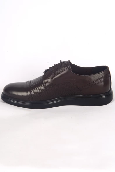 Pierre Cardin 90165-1 Freelight Deri Bağcıklı Normal Taban Kahverengi Klasik Erkek Ayakkabı - 3