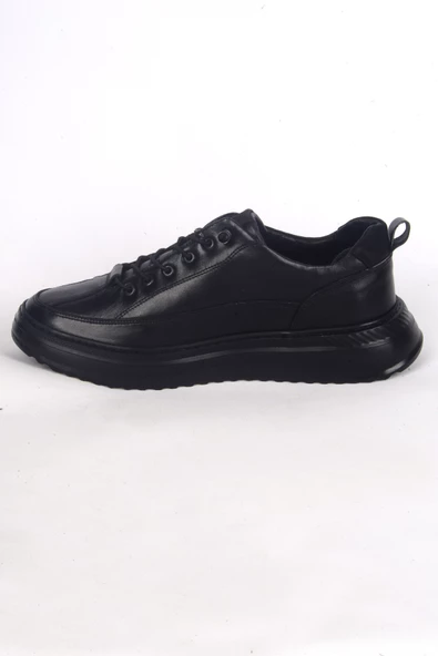 Pierre Cardin 90402 Exculive Deri Lastik Bağcıklı Ortapedik Taban Siyah Klasik Erkek Ayakkabı - 3