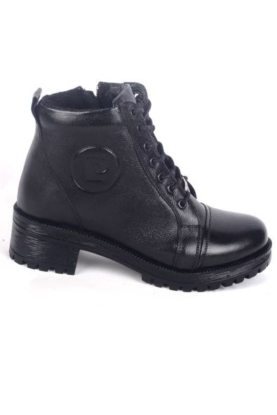 Pierre Cardin 54062 Hafif Topuklu Yandan Fermuarlı Ortapedik Tabanlı Kadın Siyah Kışlık Bot ürün görseli