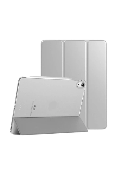 iPad Air 11 inç 2024 6. Nesil M2 Çip Uyumlu Kalem Bölmeli Akıllı Smart Tablet Kılıfı - Resim 7