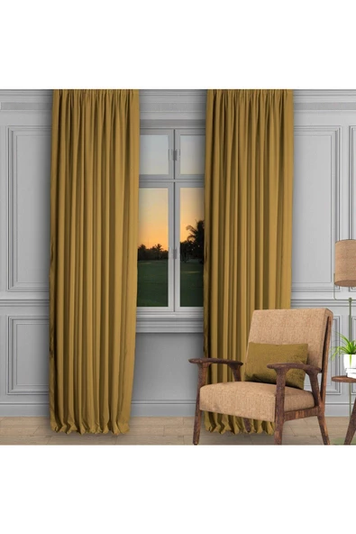 Devetüyü Ada Fon Perde Normal Pile 1'E 2,5 PİLE - Resim 2