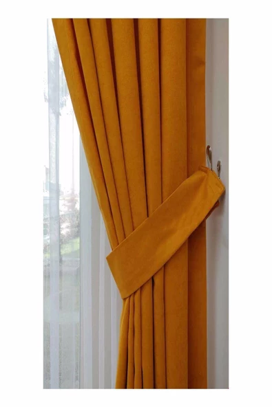 Oranj Ada Fon Perde Normal Pile 1'E 2,5 PİLE - 2