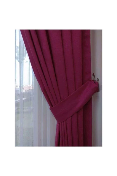 Vişne Ada Fon Perde Normal Pile 1'E 2,5 PİLE - Resim 4