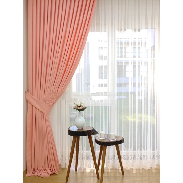 Yavruağzı Ada Fon Perde Sık Pile 1'E 3 PİLE ürün görseli