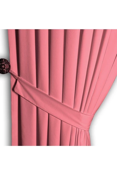Pembe Ada Fon Perde Sık Pile 1'E 3 PİLE - 3