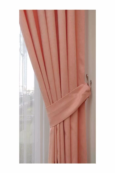 Yavruağzı Ada Fon Perde Sık Pile 1'E 3 PİLE - Resim 2