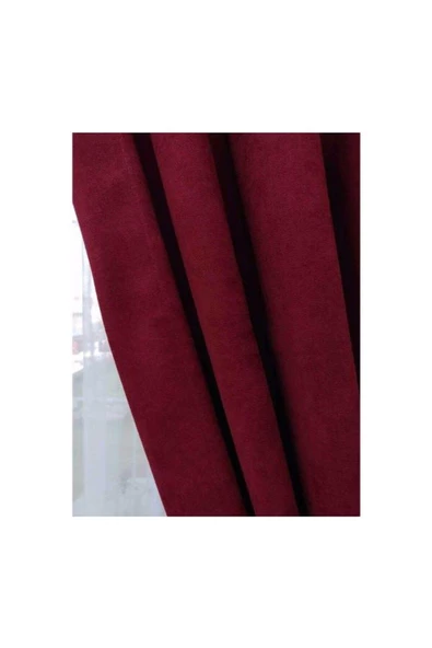 Bordo Ada Fon Perde Sık Pile 1'E 3 PİLE - Resim 5