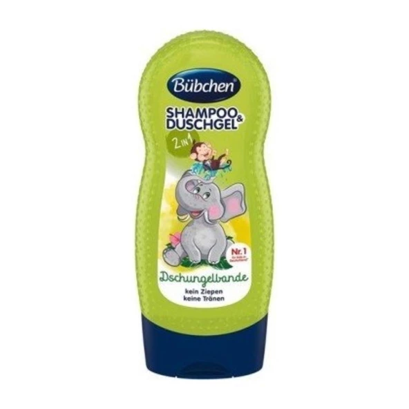 Bübchen Superduscher 2 in 1 230 ml Çocuk Duş Jeli ve Şampuan