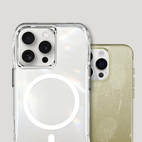 Apple iPhone 16 Pro Kılıf Redclick Magsafe Şarj Özellikli T-Max Magsafe Kapak - Resim 7